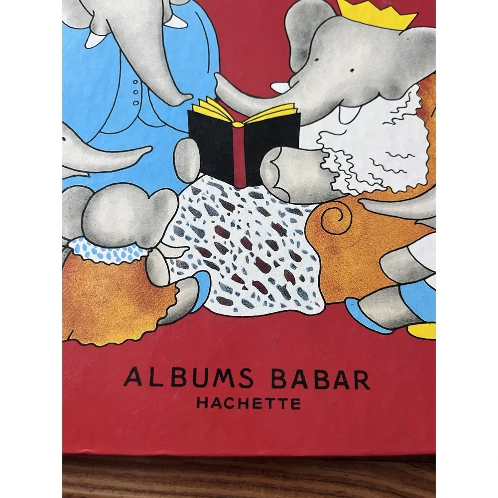 Jean‎ De Brunhoff--BABAR EN FAMILLE Giant French Hardcover 1979 Hachette
